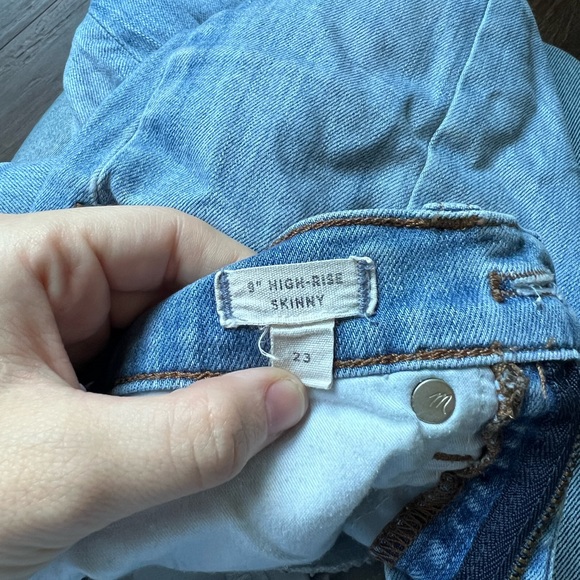Madewell 9” high rise skinny - Picture 4 of 5